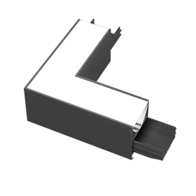 L - konektor za Linearna nadometna / linijska viseča svetila / črna / 8W / 800lm / 3000K 