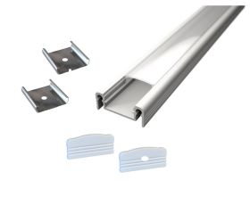 Eloksiran aluminijasti profil za led trak beli